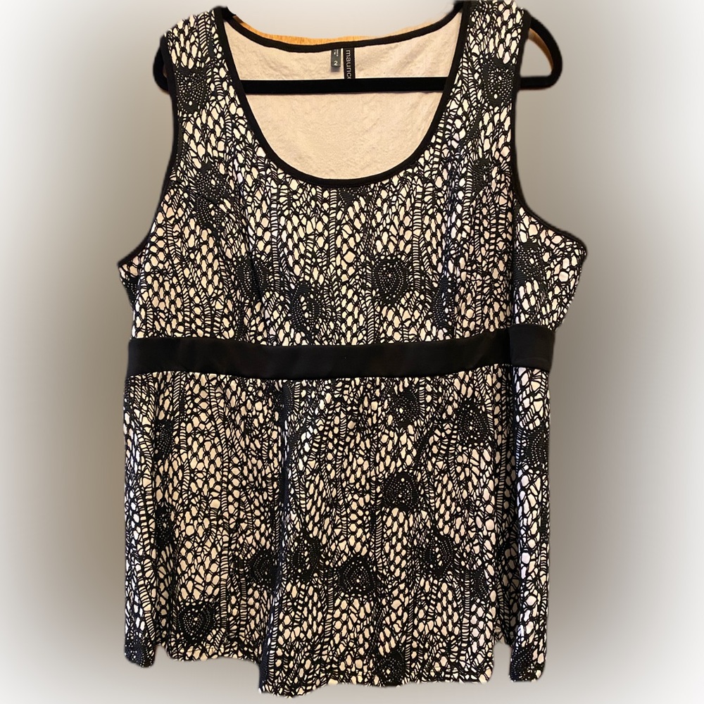 Maurice’s Dress Top, Lace overlay